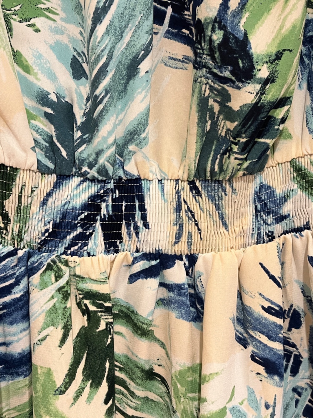 Adelyn Rae Abstract Print Cold Shoulder Dress - Picture 3 of 9